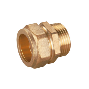 COMPRESSION FITTINGS FOR USE WITH COPPER TUBES Male Straight