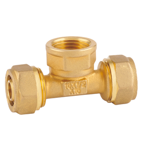 COMPRESSION FITTINGS FOR MULTILAYER PIPE AND PE-X PIPE Female Tee