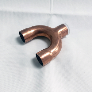 Copper Y-shaped tee Hydraulic Parts for Air Conditioning System