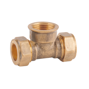 COMPRESSION FITTINGS FOR USE WITH COPPER TUBES Female Tee