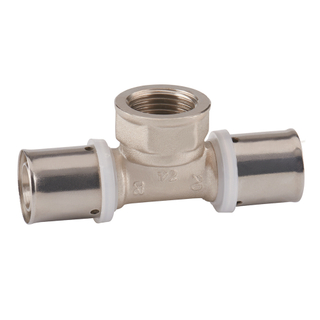 Press Fittings For Multilayer Pipe And PE-X Pipe U,TH,M Female Tee