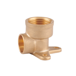 Capillary fittings with short ends for brazing to copper tubes Female Wallplate Elbow