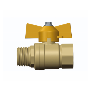 Female and male ball valves-y