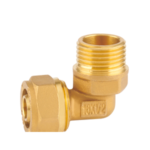 COMPRESSION FITTINGS FOR MULTILAYER PIPE AND PE-X PIPE Male Elbow