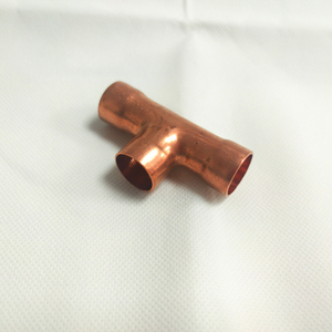 Copper T-type tee Hydraulic Parts for Air Conditioning System