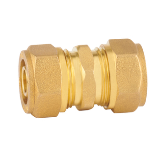 COMPRESSION FITTINGS FOR MULTILAYER PIPE AND PE-X PIPE Equal Straight