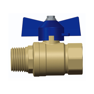 Female and male ball valves